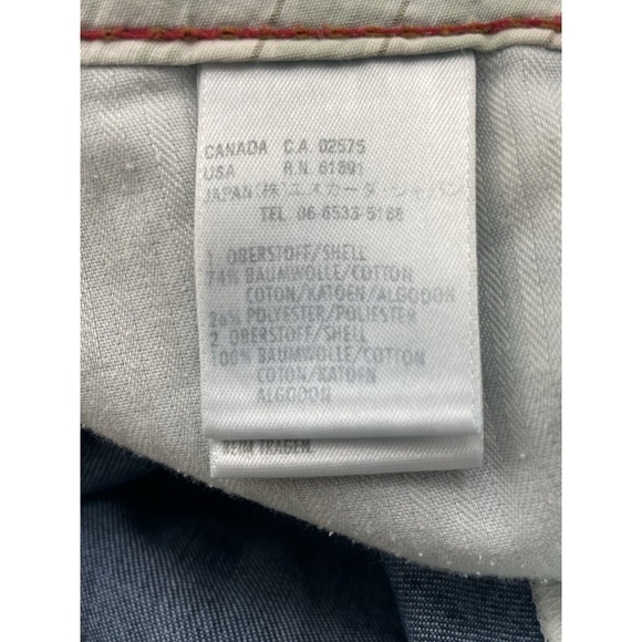 Escada sport Vintage Denim Skirt Blue Sz 36 S Cotton Logo Mini Knee Length - Picture 8 of 10